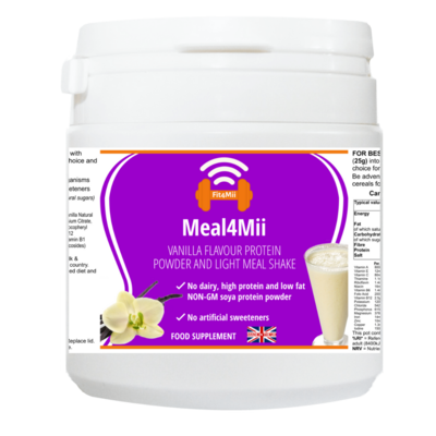 Meal4Mii Vanilla Vegan Meal Replacement Protein Juicing /Smoothie Powder Ⓥ