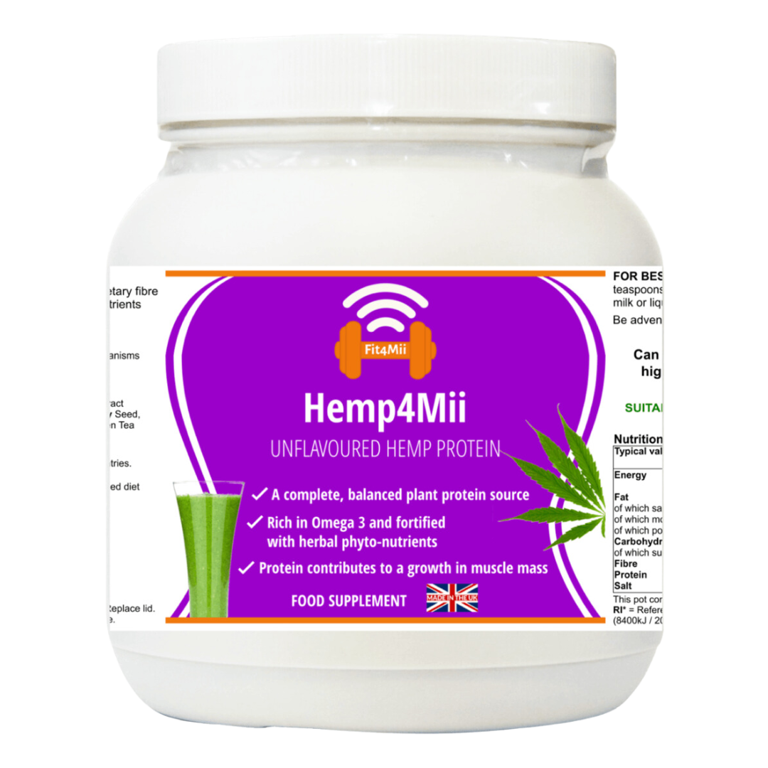 Hemp4Mii 500g Vegan Hemp Protein Juicing / Smoothie Powder