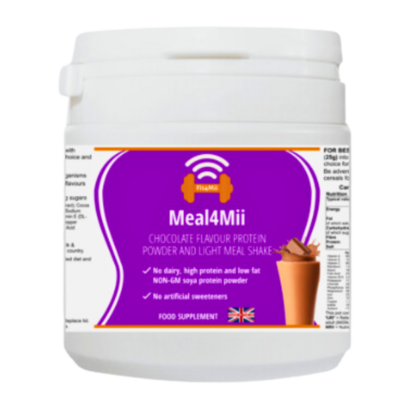 Meal4Mii Chocolate Flavour Ⓥ Vegan Meal Replacement Protein Juicing / Smoothie Powder
