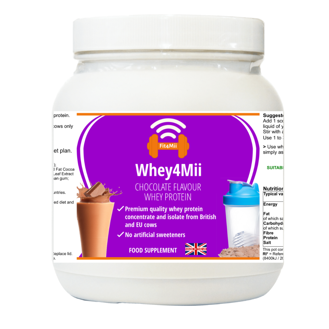Whey4Mii Chocolate  High Protein Juicing Shake Powder