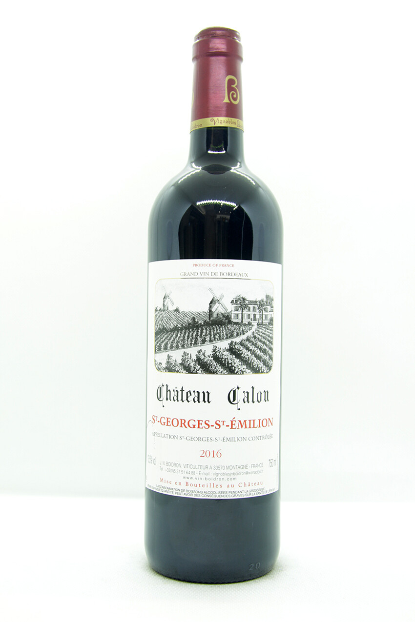 St. Georges  St. Emilion Chatean Calon 2016