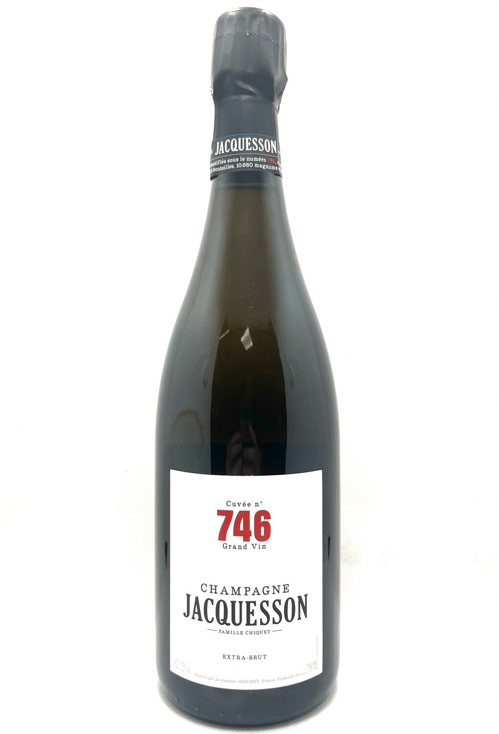 Cuvèe n 746 champagne Jacquesson famille chiquet extra-brut