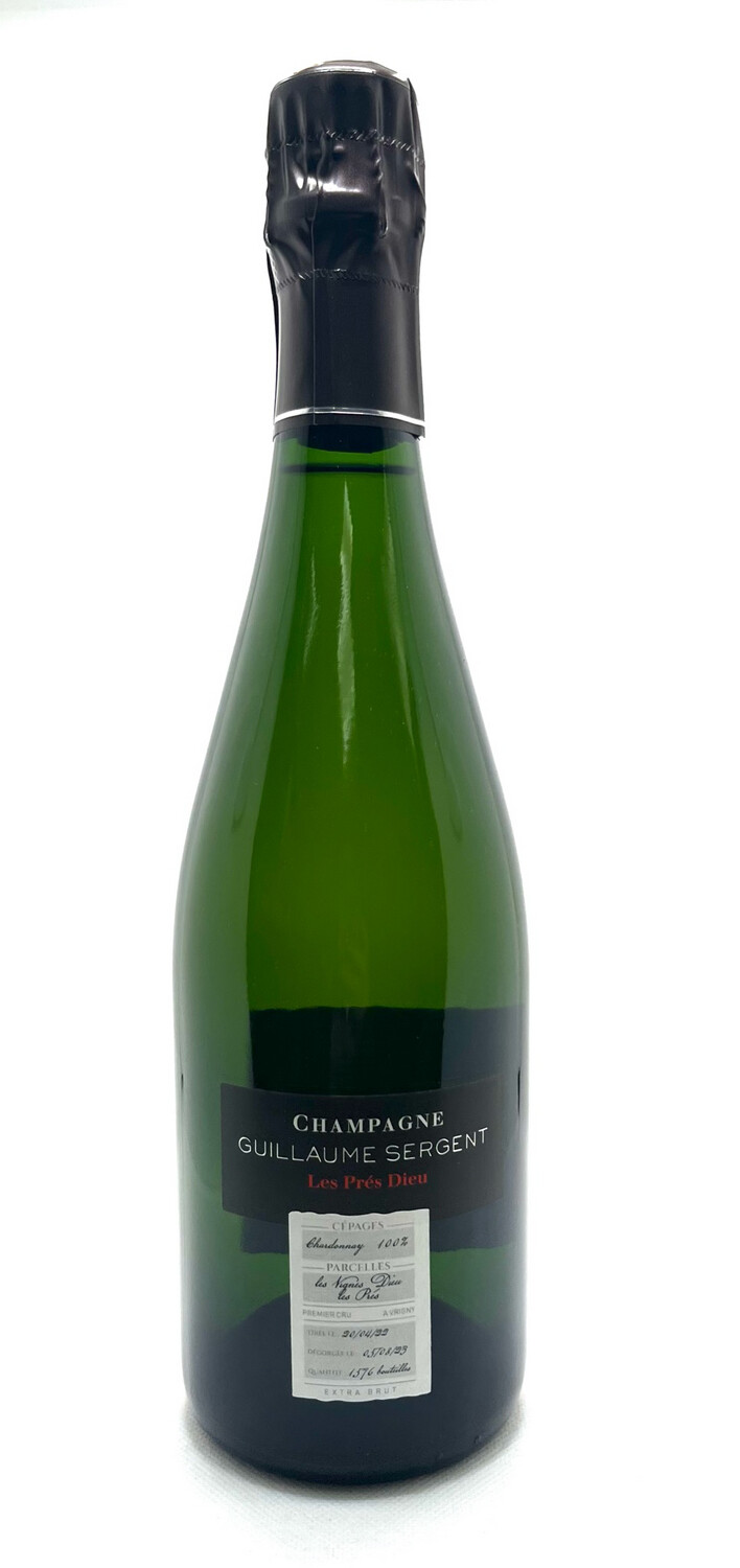 Champagne Giullaume Sergent Les Prés Dieu 100% Chardonnay