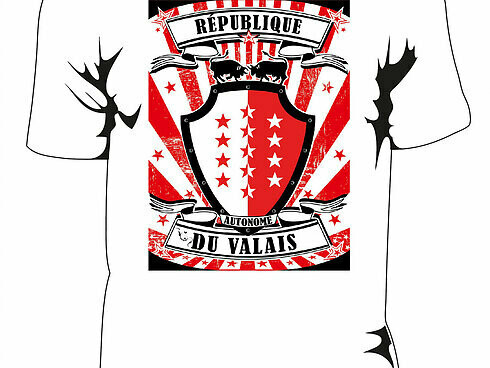 T-shirt : République autonome du Valais