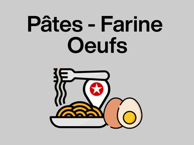 Pâtes - Farine - Oeufs - Pommes de Terres