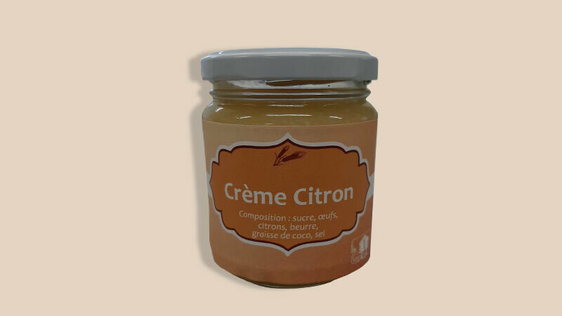 Crème citron artisanale - Le Grini