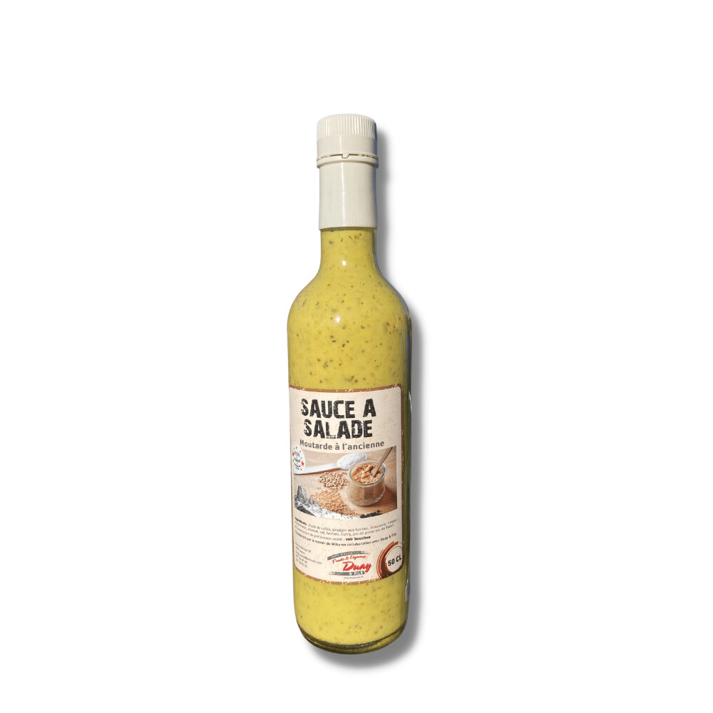Sauce à salade à la moutarde à l’ancienne – 50 cl