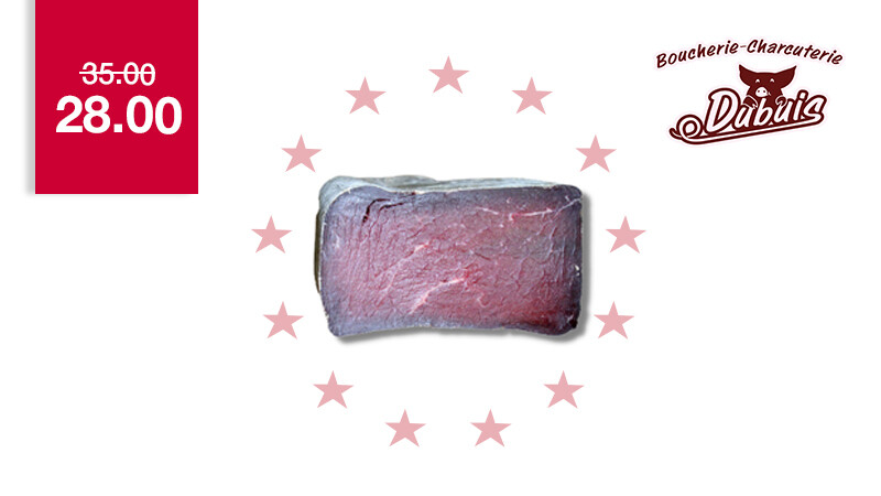 Viande séchée du Valais IGP en morceau 400g