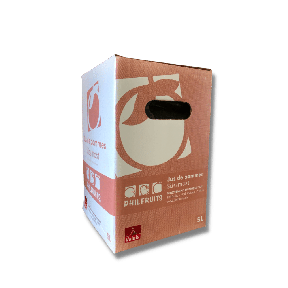 Jus de Pomme Labellisé Valais 5l- Bag In Box