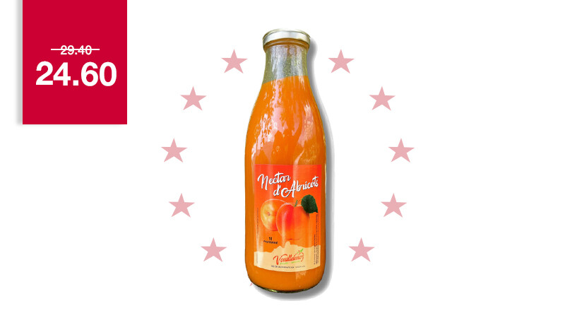 6 X Nectar d&#39;abricot 1l - Vouillamoz Fruits