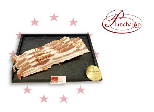 Bacon Labellisé 250gr Marque Valais - Planchamp