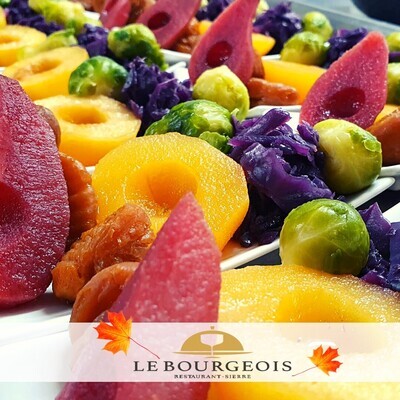 Menu de chasse trois plats - Le Bourgeois