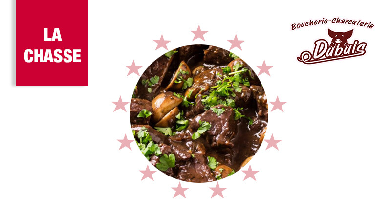 Civet de cerf cuit 500g - Boucherie Dubuis