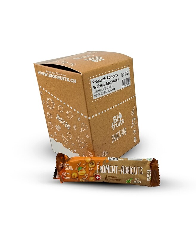 Carton de 15 barres céréales - Biofruits