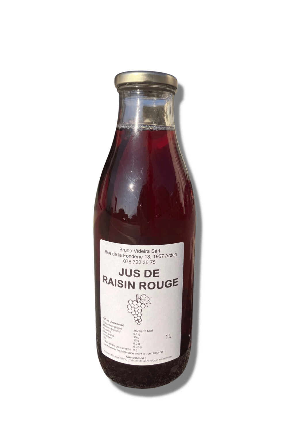 6 X Jus de Raisin rouge 1l