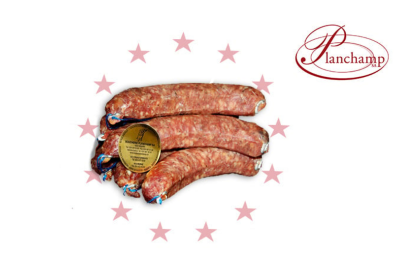 Saucisse crue de porc aux noix Valais 180g - Planchamp