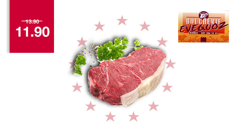 Entrecôte de boeuf Suisse 200g - Boucherie Evequoz