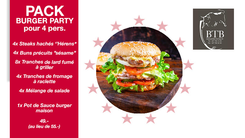 Le pack Burger Race d&#39;Hérens - BTB