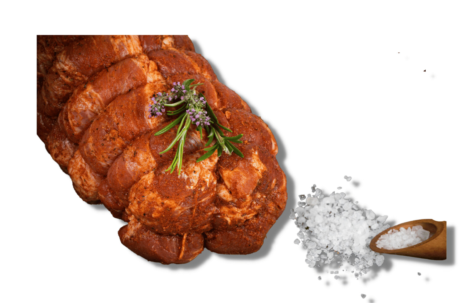 Rôti cou de porc épicé 1kg - Boucherie Riesco