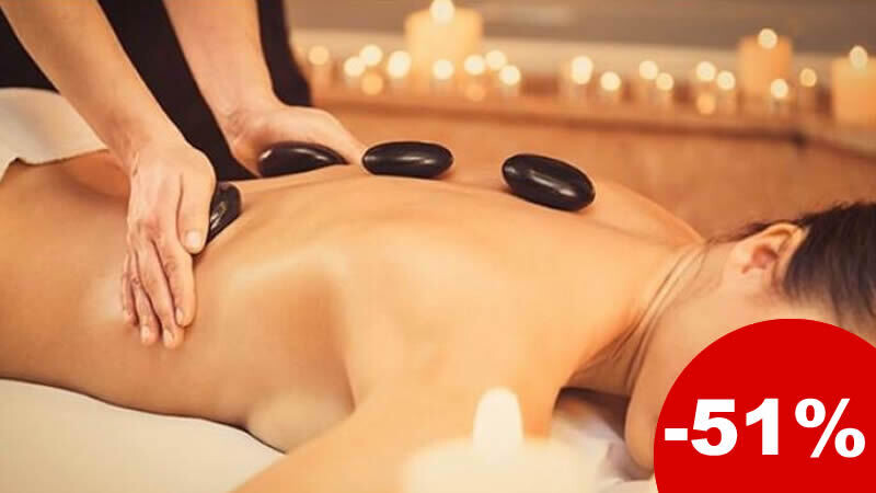 Massage aux pierres chaudes 60 min