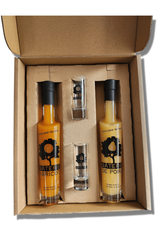 Coffret Abricot-Poire 20cl - Gâterie