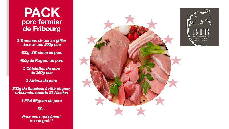 Le pack de Porc fermier du pays - BTB