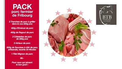 Le pack de Porc fermier du pays - BTB