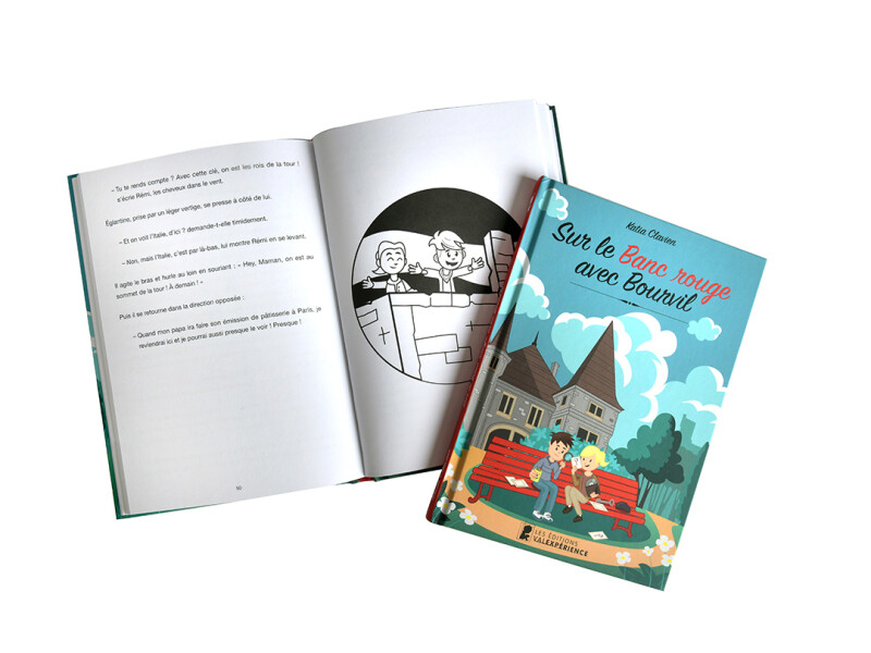 Livre Sur le Banc rouge avec Bourvil - Valexperience