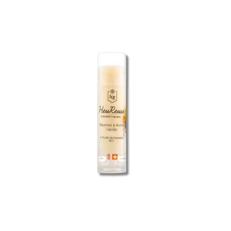 Baume à lèvre vanille - HeuReuse Cosmétiques
