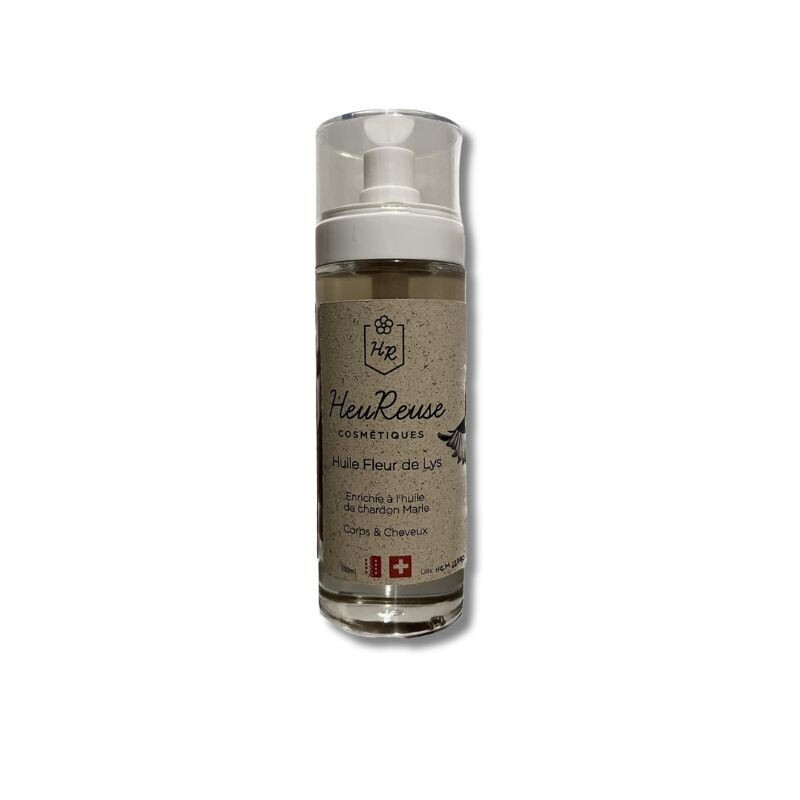 Huile corporelle Fleur de Lys - HeuReuse Cosmétiques