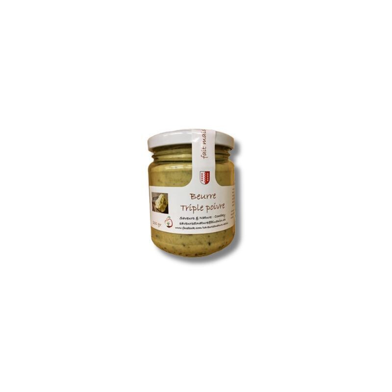Beurre triple poivre - La Vignolle