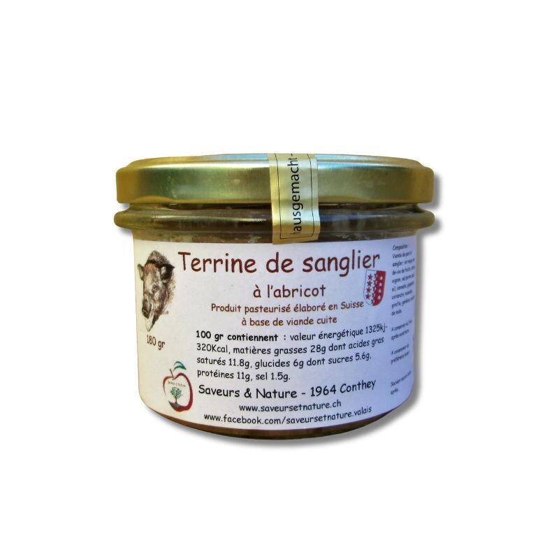 Terrine de sanglier à l'abricot - La Vignolle
