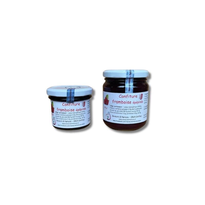 Confiture à la framboise - La Vignolle