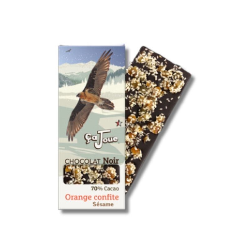 Ça joue pour les gypaètes barbus (Ref-BN7) - Chocolat du Val de Bagnes