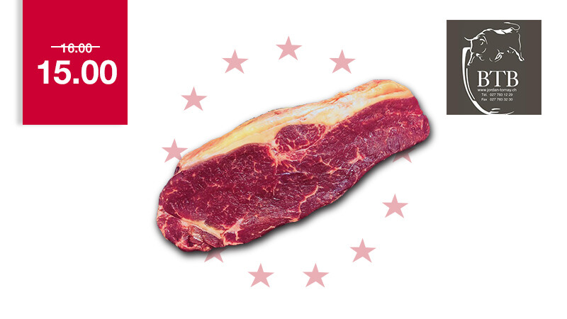 Entrecôte de bœuf Marque Valais 180g - BTB
