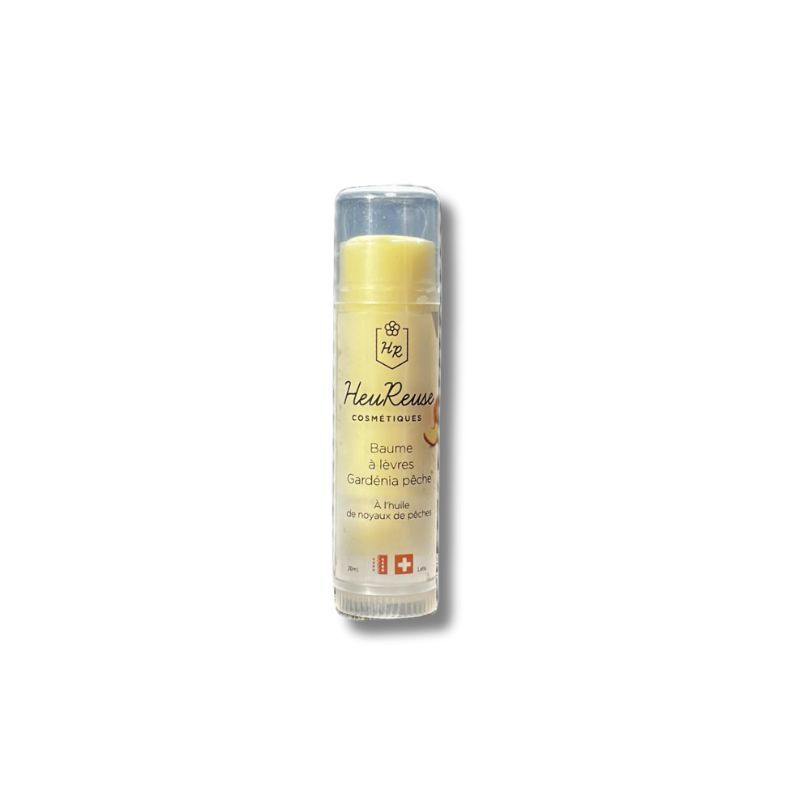 Baume à lèvre Pêche - HeuReuse Cosmétiques