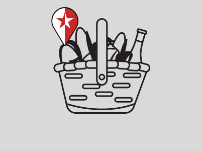 Local produce baskets