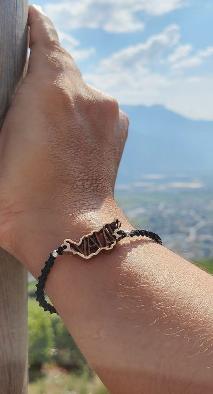 Wooden bracelet Valais edition