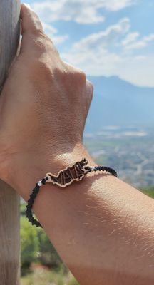 Wooden bracelet Valais edition