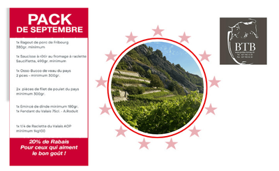 Pack du mois de septembre - BTB