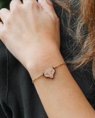 Bracelet en bois Renard - Wooper.ch