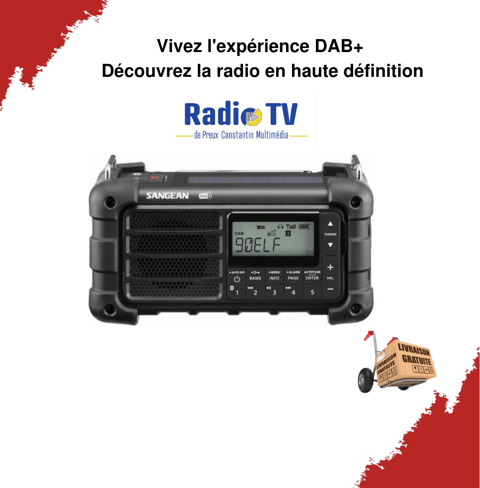 Radio portable DAB+ - De Preux Constantin Multimédia