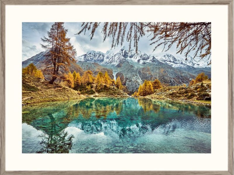 Photography of the Blue Lake of Arolla: Valaisan Escape and Serenity