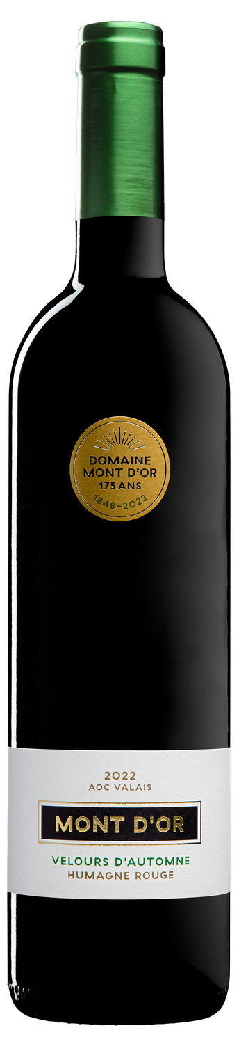 6 x Humagne Rouge Velours d&#39;Automne 75 cl  - Domaine Mont d&#39;Or