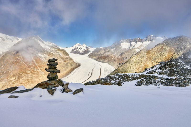 Photographie du Glacier d&#39;Aletsch