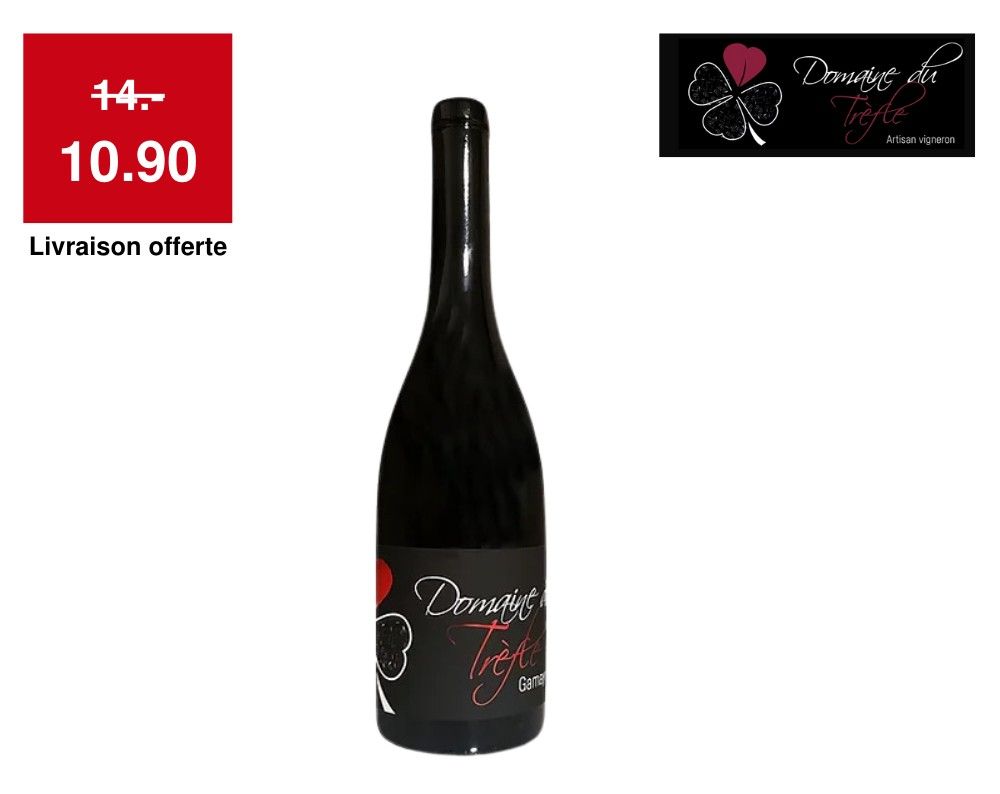6 X Gamay 2023 AOC 75cl - Domaine du Trèfle