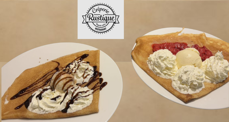 Menu Crêpes sucrées - Rustique Sion
