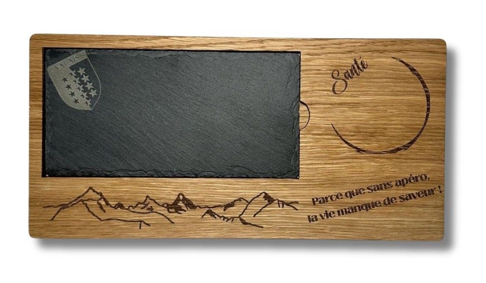 Planchette apéritive montagnarde - GravX