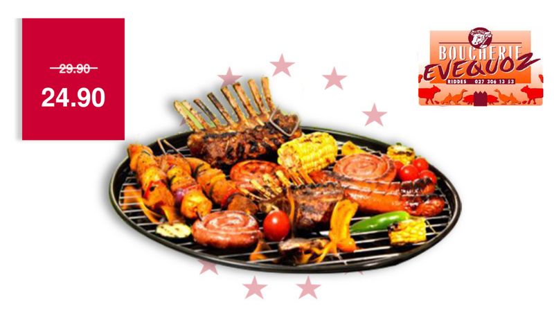 Assiette du grilleur - Boucherie Evequoz