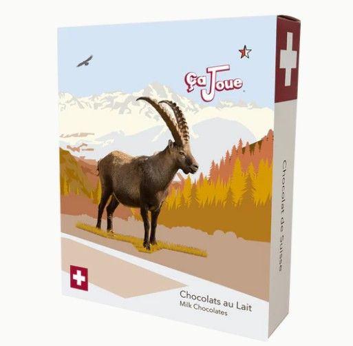 Coffrets 4 Chocolats au lait (L2-fr) - Chocolat du Val de Bagnes